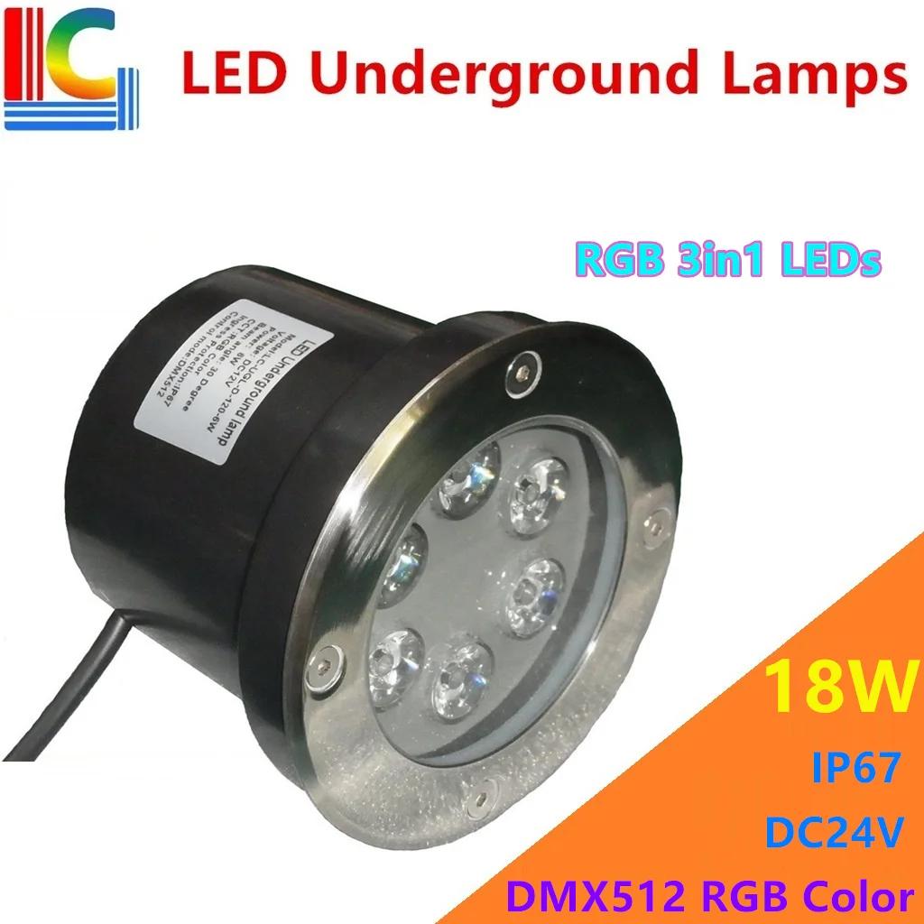 LED  , ߿ IP67   , DMX512 RGB ÷   CE, 6W, 18W, 12V, 24V, 110V, 220V, 85-265V